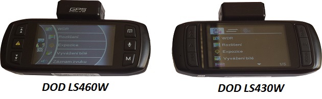 Comparison LS460w VS LS430w dod menu