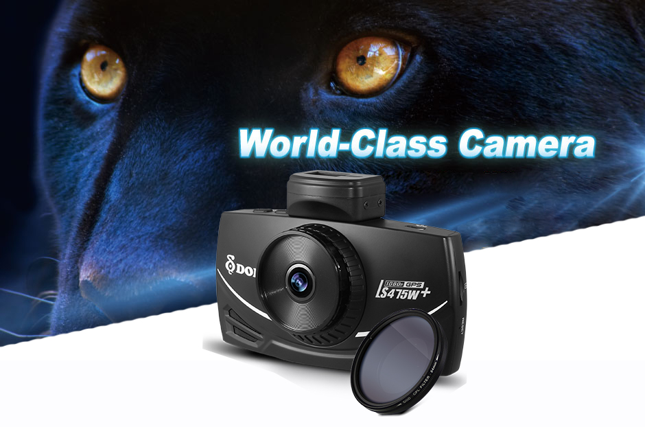 Mini Autokamera DOD IS350 mit 1080P + 150° + 2,5 Display