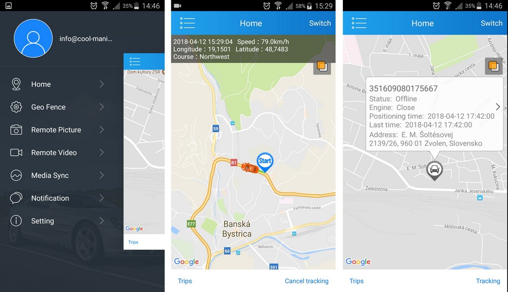 car camera live gps monitoring