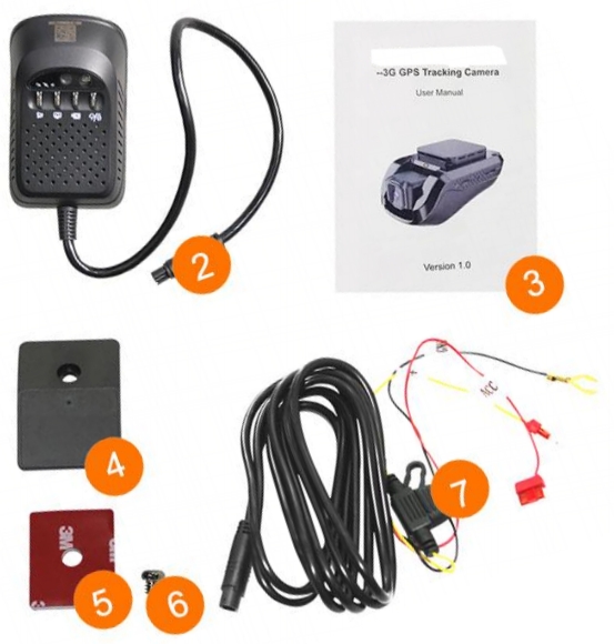profio tracking cam x1 camera package contents