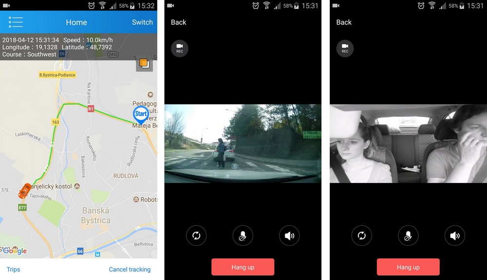 Caméra de voiture pour la surveillance GPS Live - PROFIO X2