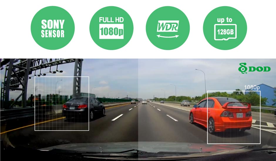 is350 dod dash-board camera sony sensor