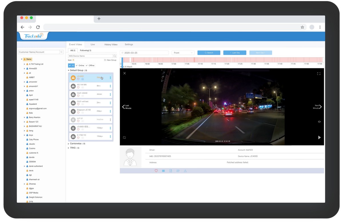 cloud android car camera profio x5