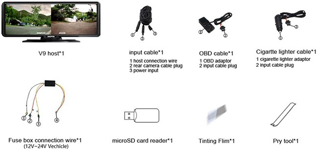contents of the duovox v9 package