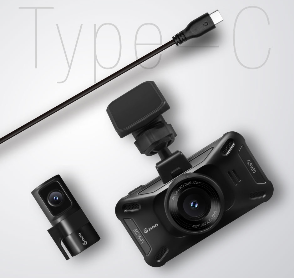 Powering the DOD GS980D car camera - via USB-C interface