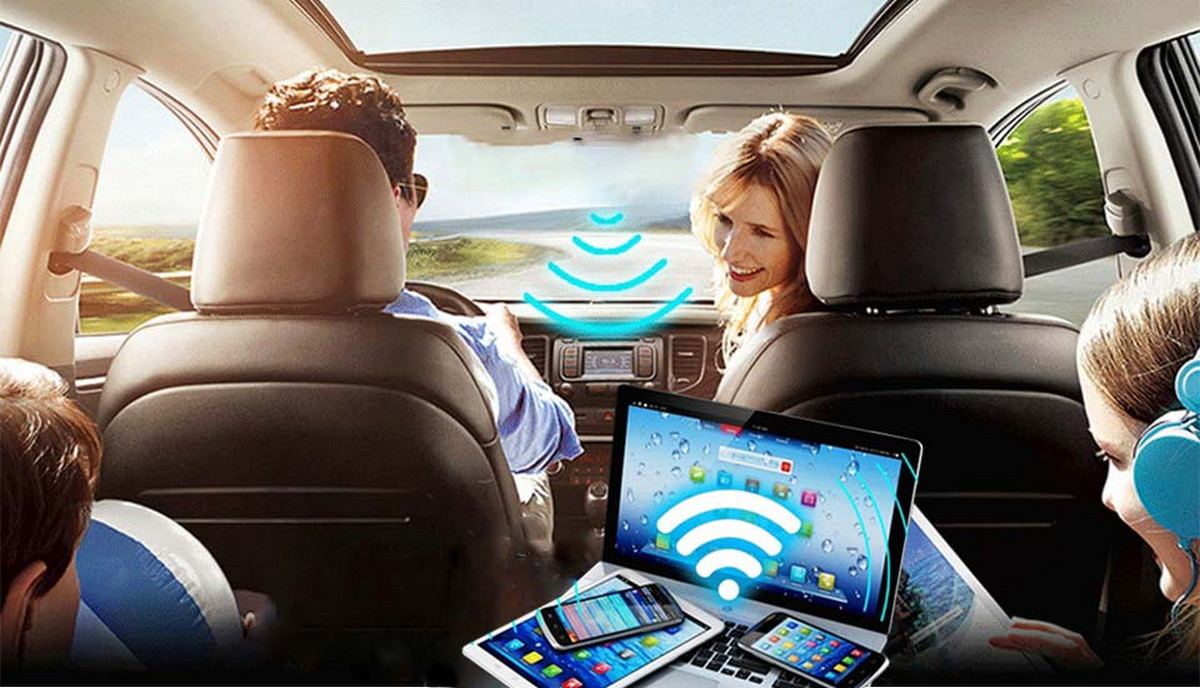 Wifi internet in the vehicle - 4G HOTSPOT - profio x7 camera