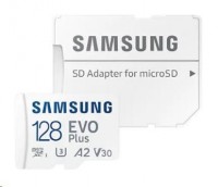 Samsung micro EVO Plus SDXC 128GB + SD adapter