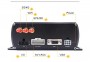 4 channel dash cam with GPS/WIFI/4G SIM + 2TB HDD - Profio X7