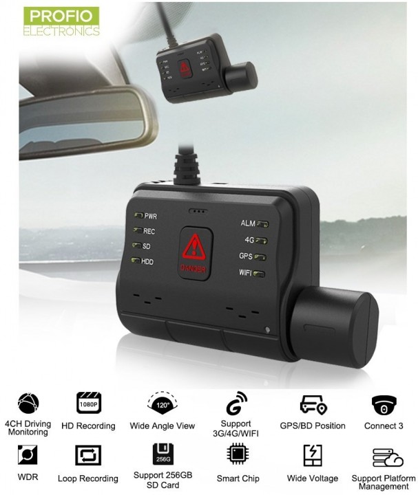 Connected 4G Dashcam