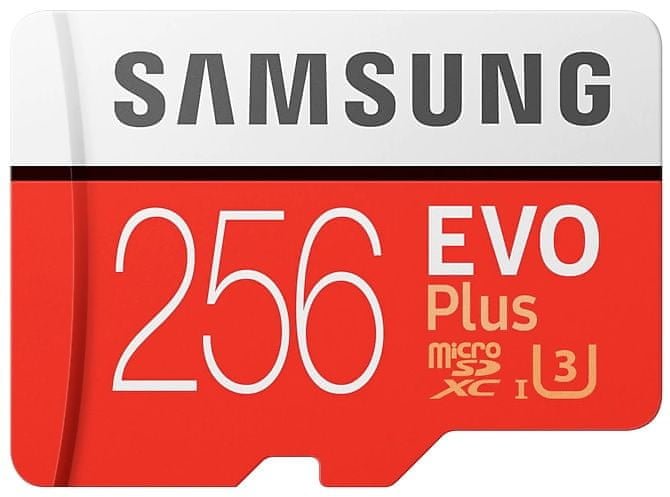 Samsung micro EVO Plus SDXC 256 Go + adaptateur SD